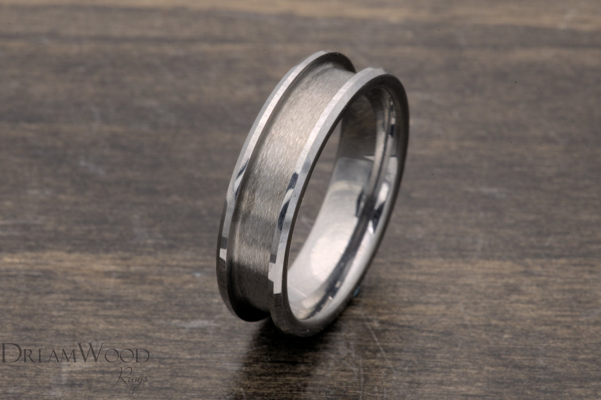 Tungsten Ring Blank - 8mm or 6mm Band - DreamWood Rings Supplies
